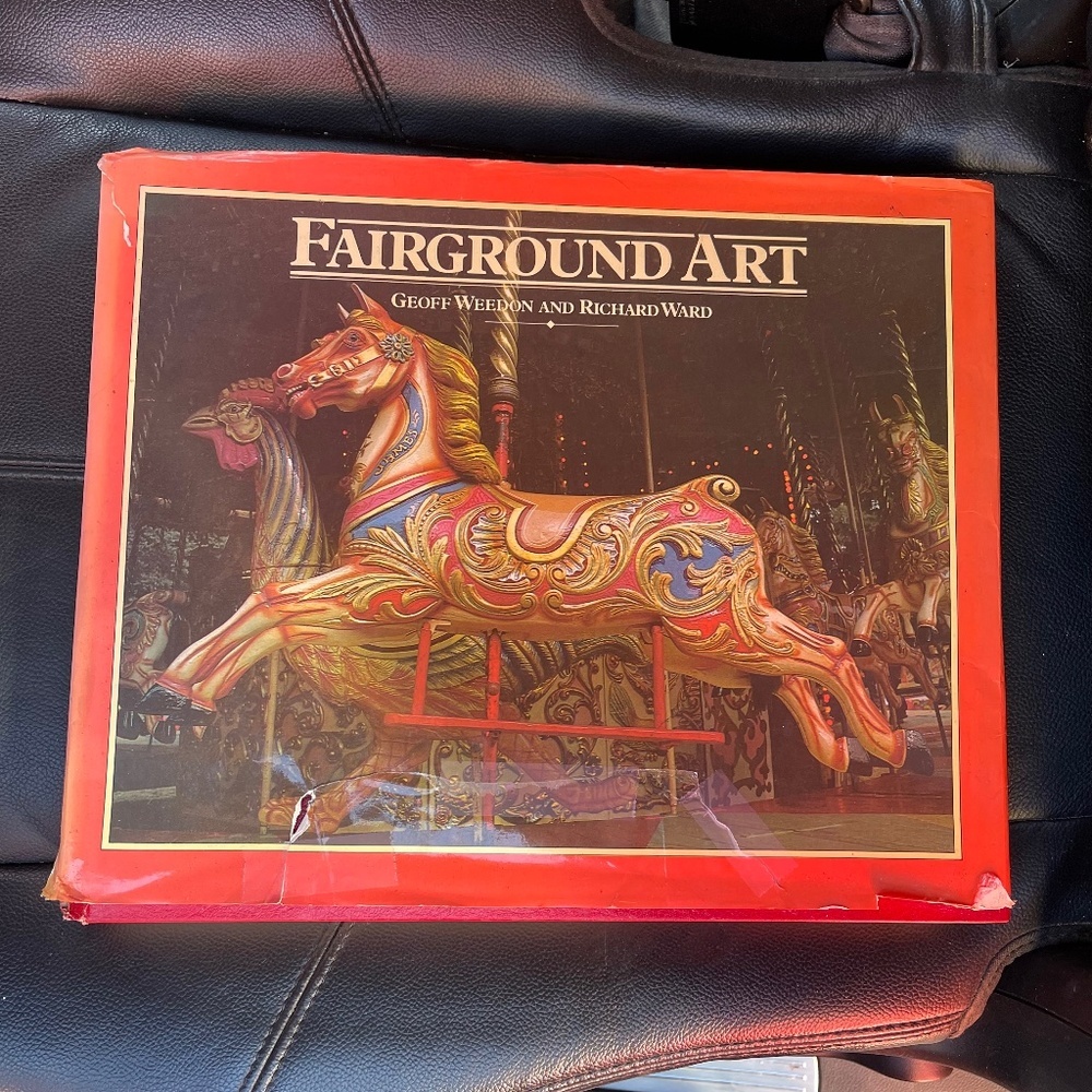 Fairground Art Book with Red Cover
